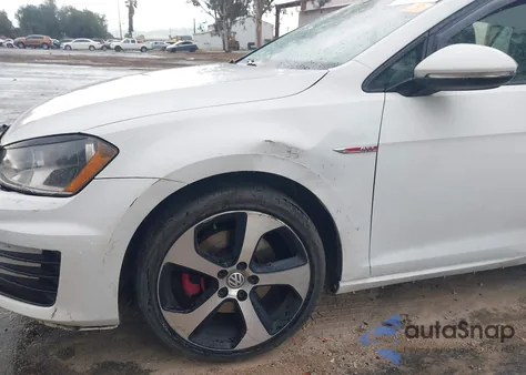 2016 Volkswagen Golf Gti S 4-Door z USA, uszkodzony, nr VIN 3VW5T7AU7GM047005